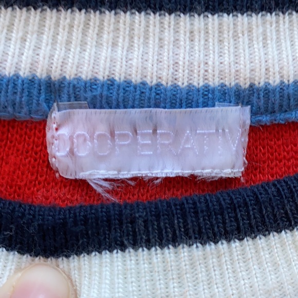 Bill Potts Red Block Jumper/Sweater Cooperative XS - Picture 7 of 8